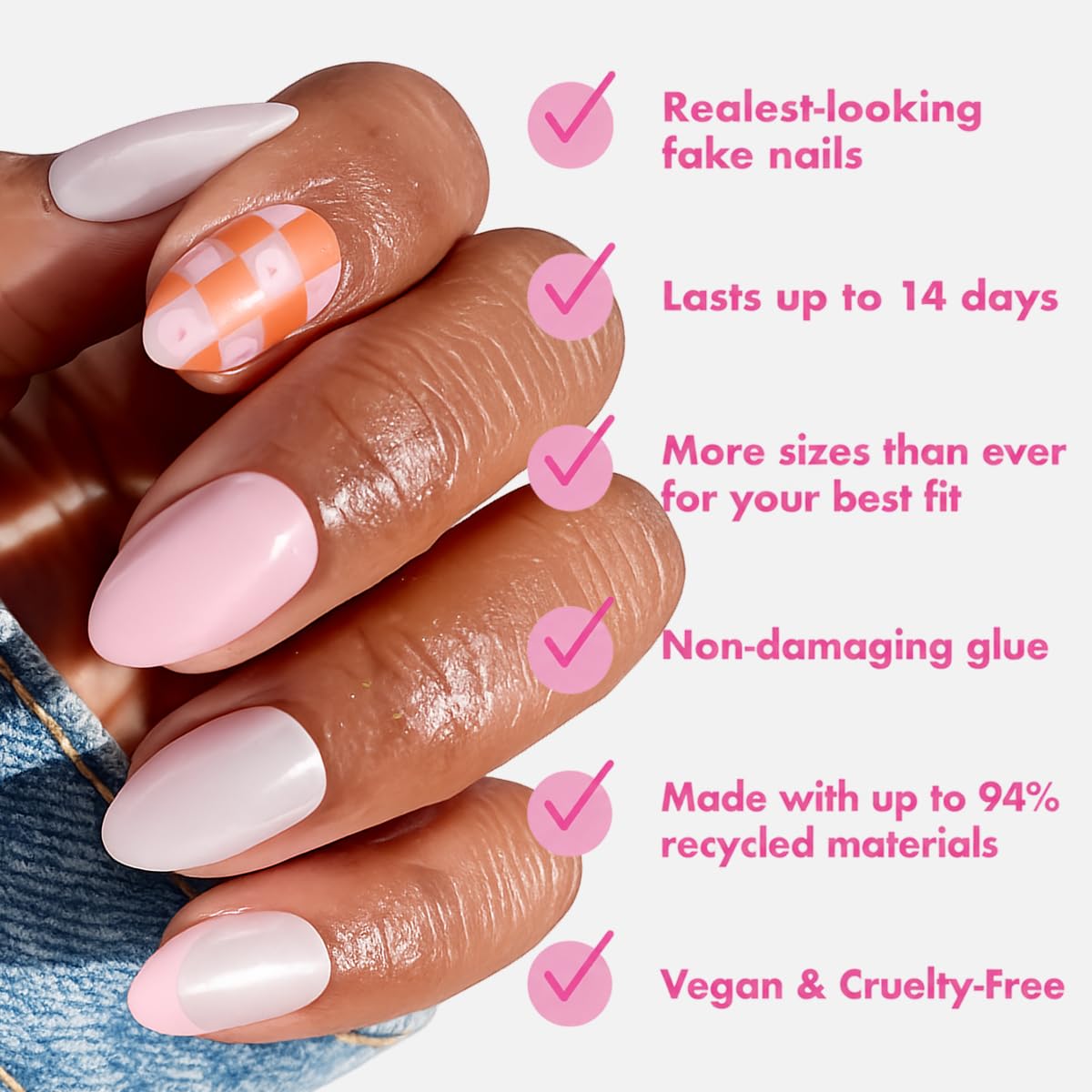 Olive & June layout showing 21 sizes to ensure best fit and edge-to-edge coverage