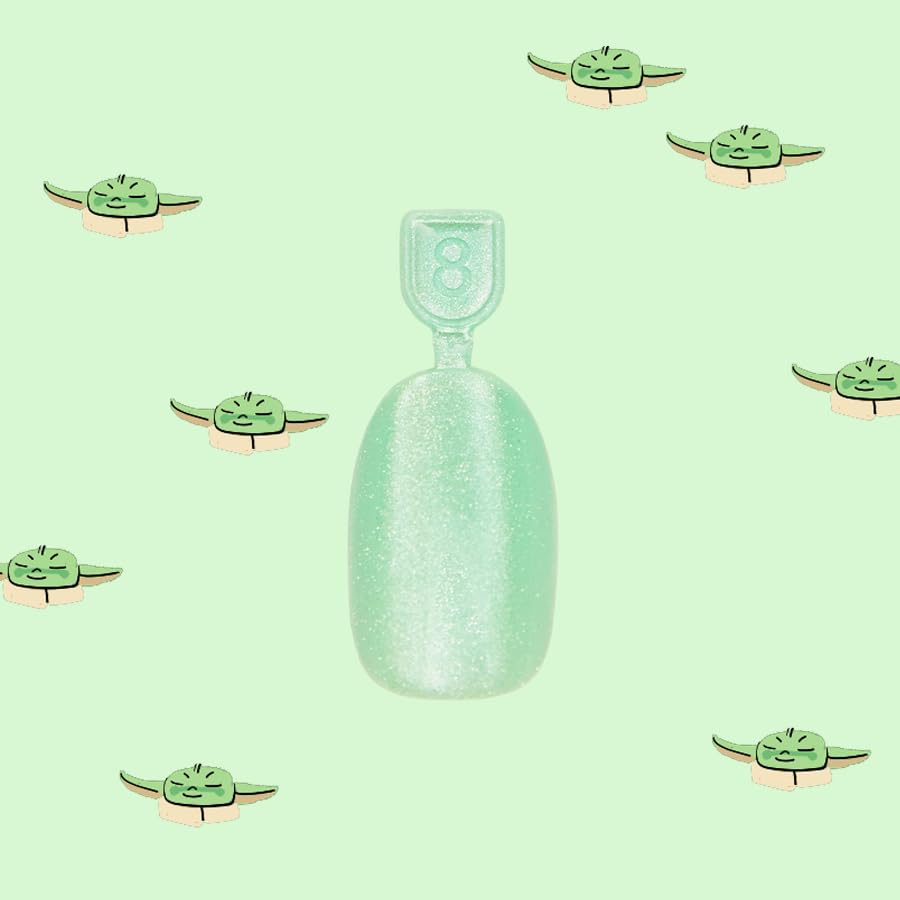Olive & June spread of 14 nail sizes showing fit options for kids