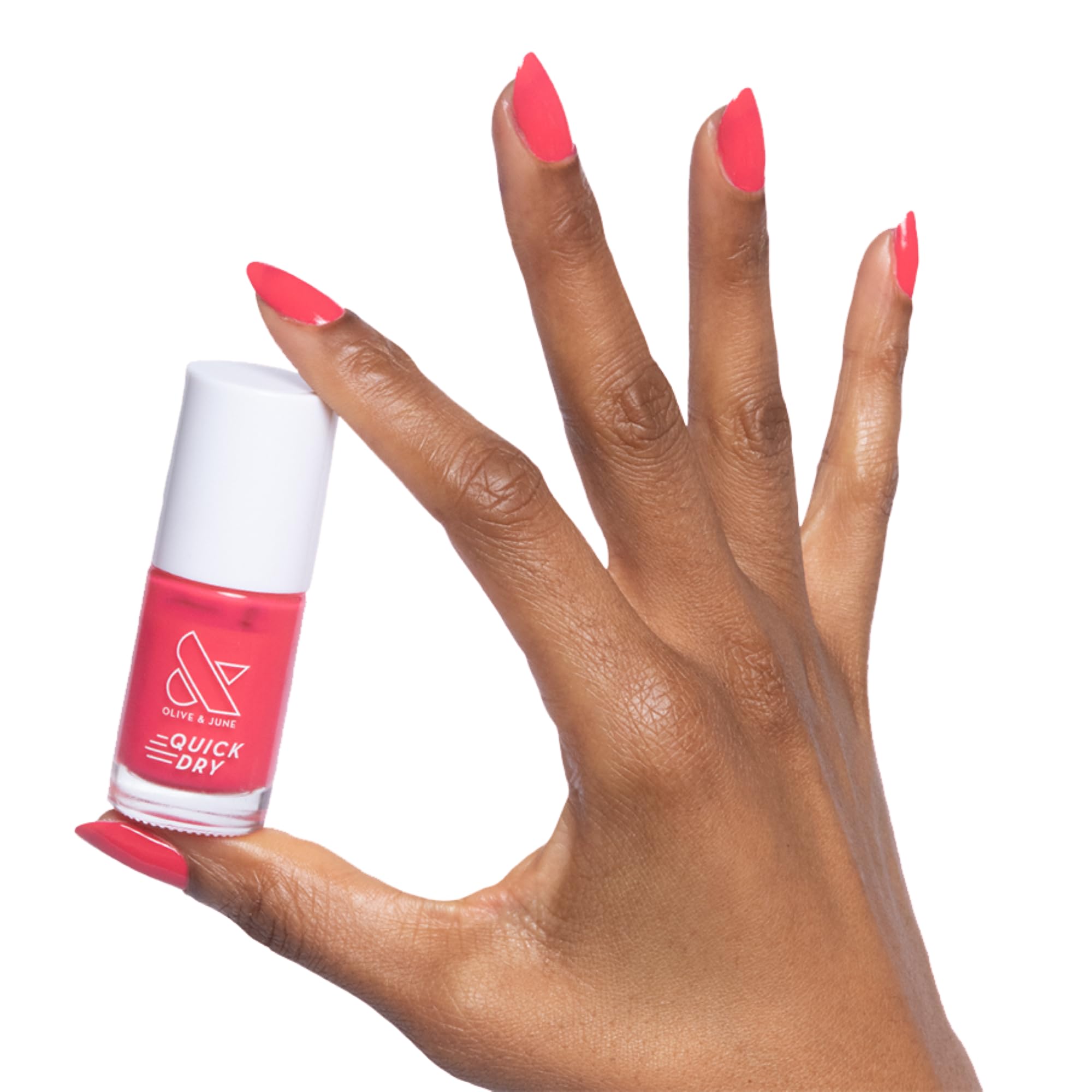 Olive & June front packaging showing Pomodoro Tomato Red-Pink, vibrant and attractive