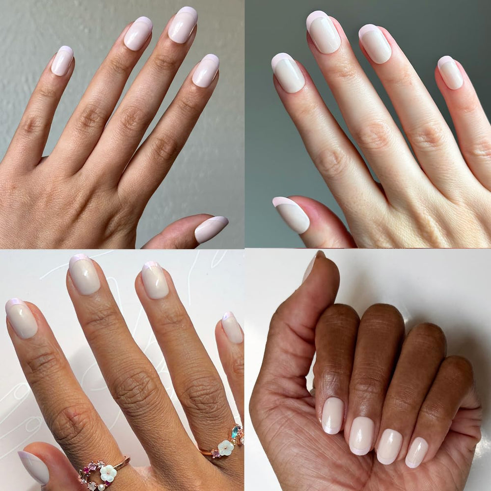 Olive & June worn on hands in lifestyle shot showing natural fit and polished look