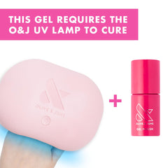 Olive & June gentle soak-off removal kit beside XOXO Hot Pink demonstrating damage-free takeoff