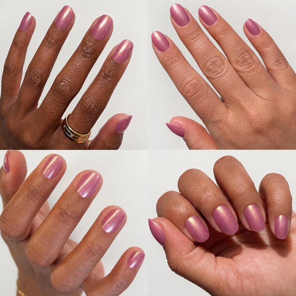 Olive & June size chart with sample nails to ensure best fit for each finger
