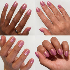 Olive & June size chart with sample nails to ensure best fit for each finger