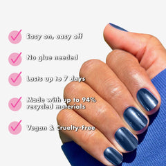 Olive & June included tools displayed to show file, buffer, prep pad, and cuticle pusher