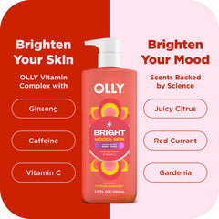 OLLY creamy lather close-up demonstrating moisturizing texture and gentle cleanse benefit