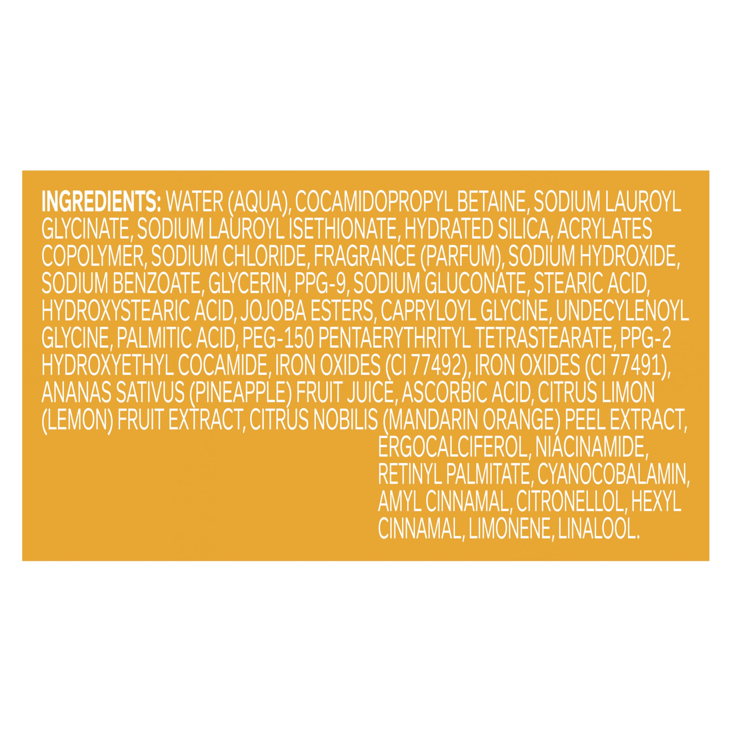 OLLY product label and ingredients list emphasizing vitamin complex