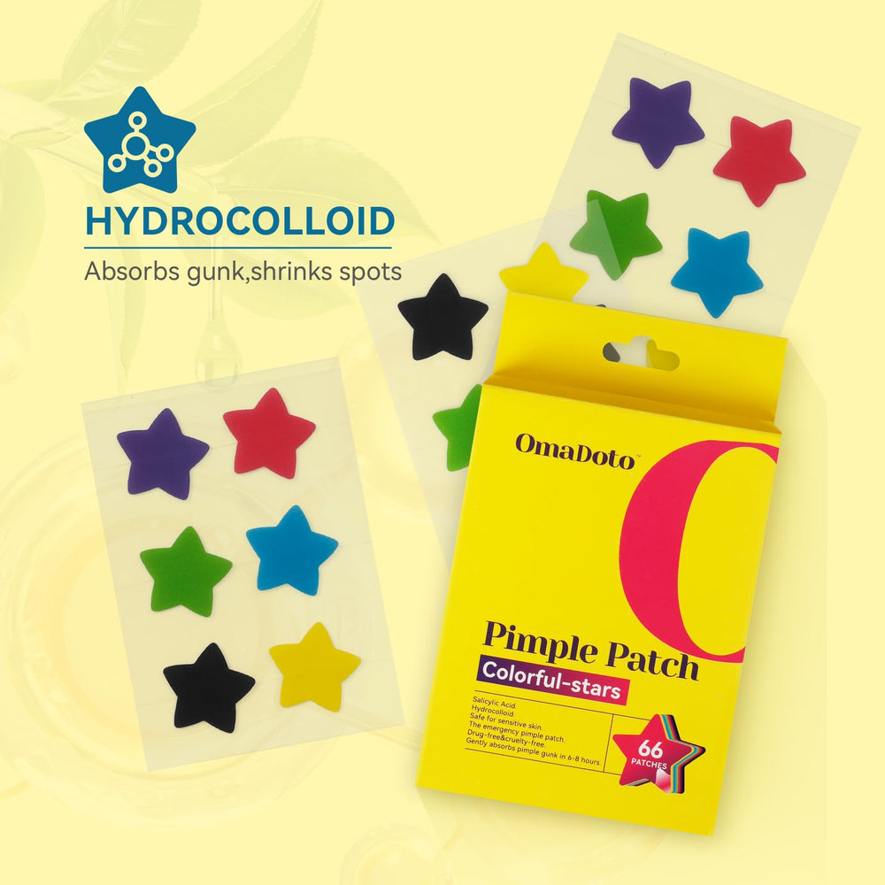 OMADOTO close-up of hydrocolloid texture highlighting gentle adhesion