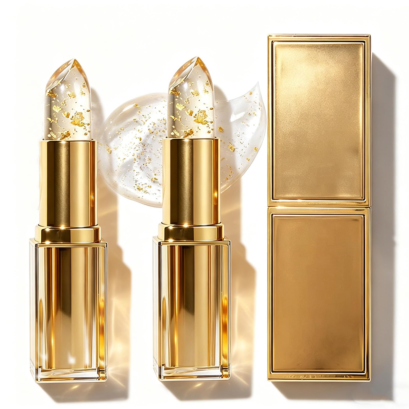 Omexry front packaging showing clear tubes and glossy finish benefit: easy recognition