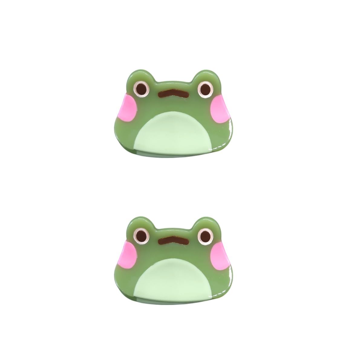 OMG Decor front packaging showing two mini frog claw clips and playful design benefit