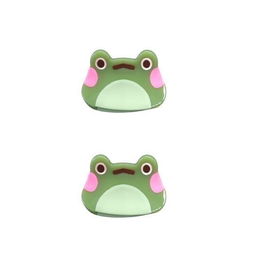 OMG Decor front packaging showing two mini frog claw clips and playful design benefit