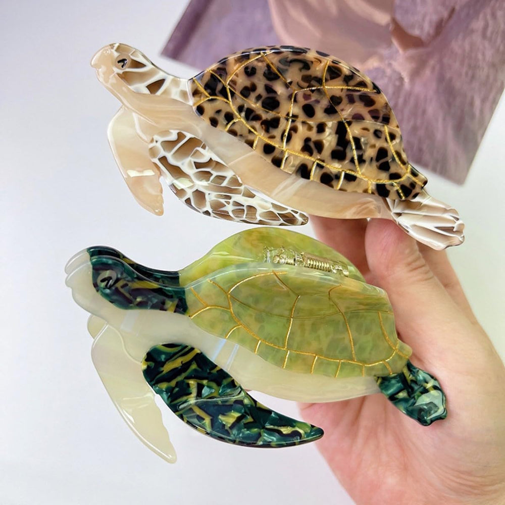 OMG Decor green turtle pattern detail highlighting decorative nature-inspired design