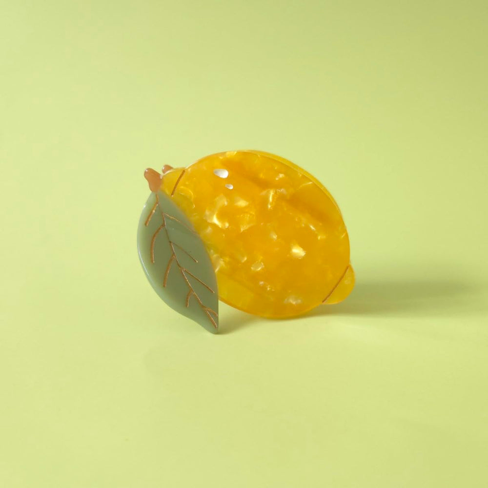 OMG Decor lemon claw clip packaged set ready as a gift with coordinated colors
