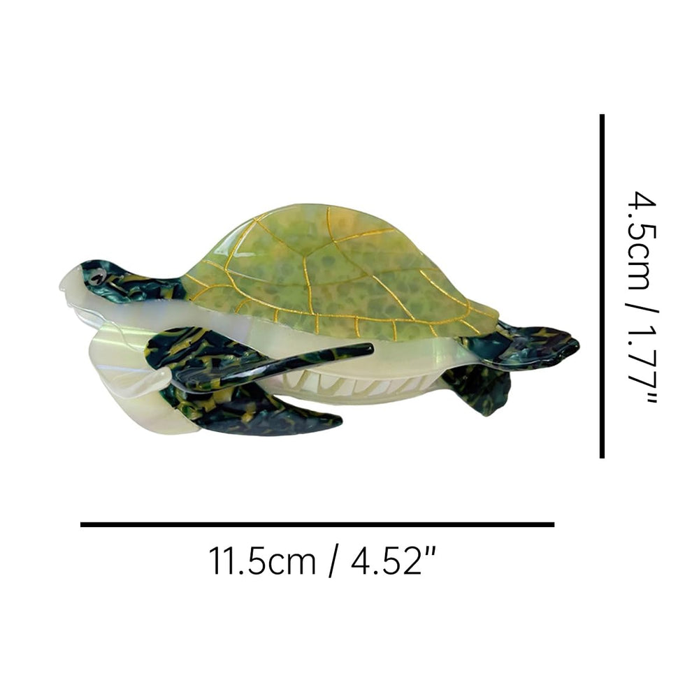 OMG Decor sea turtle clip side profile highlighting curved shape and comfort