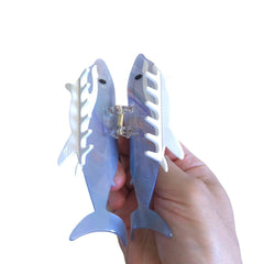 OMG Decor clip styled in hair demonstrating fashionable lift and charm