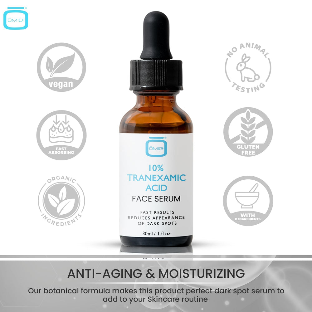OMIC dropper dispensing serum demonstrating precise application and control
