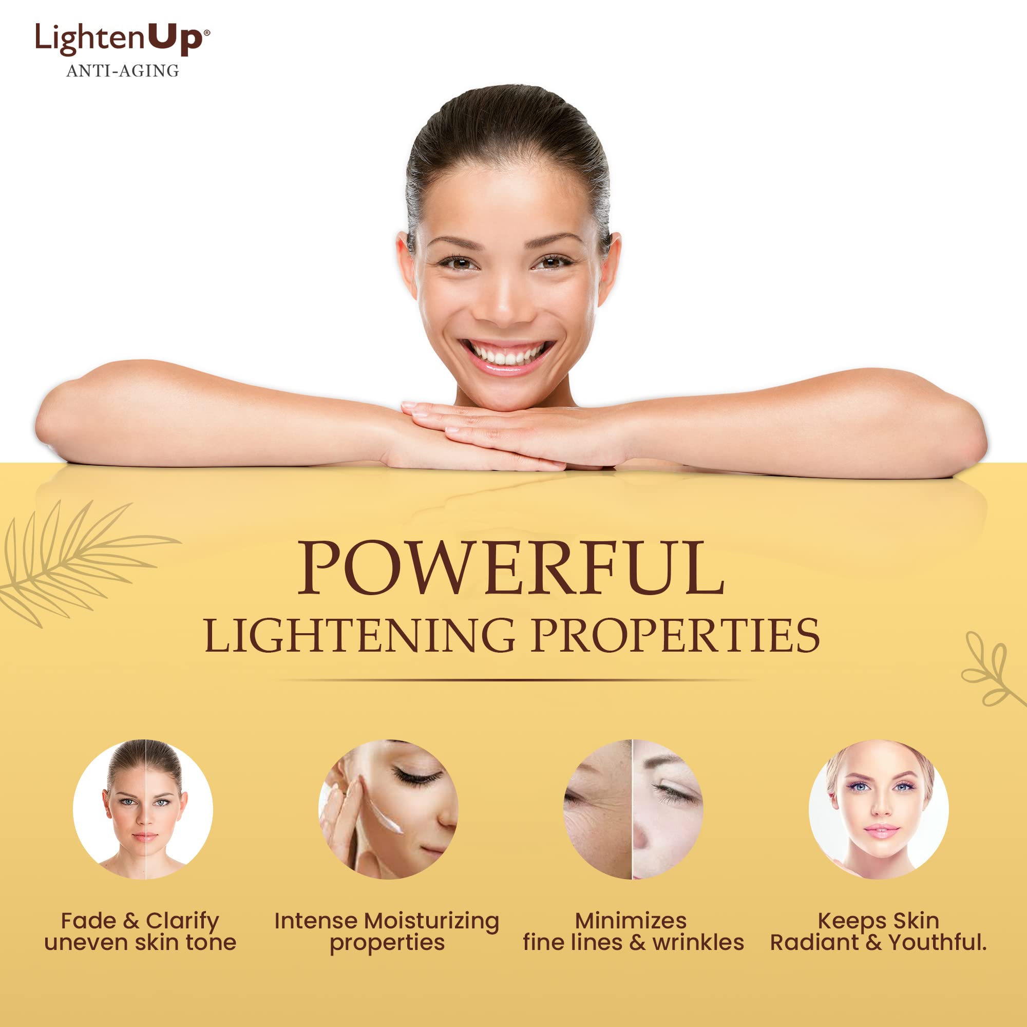 OMIC Lighten-Up being applied to face and neck to brighten targeted areas
