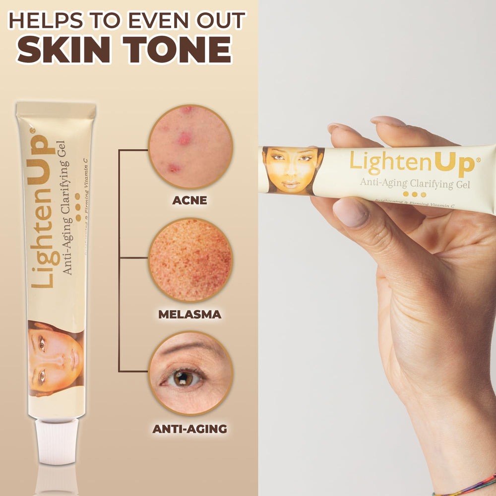 OMIC Lighten-Up gel texture smear, brand showing lightweight non-greasy feel