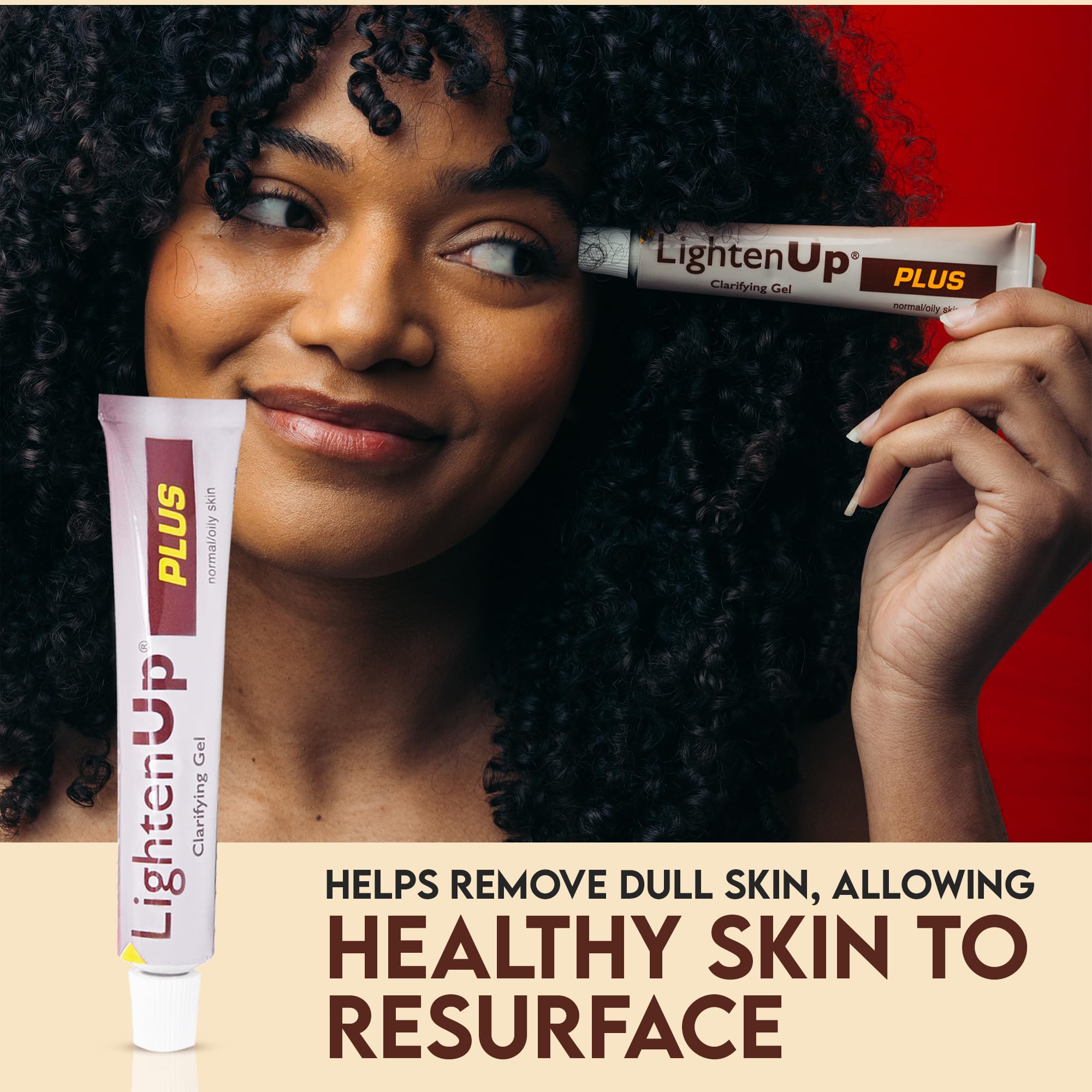 OMIC Lighten-Up alpha arbutin and tamarind ingredient display for brightening