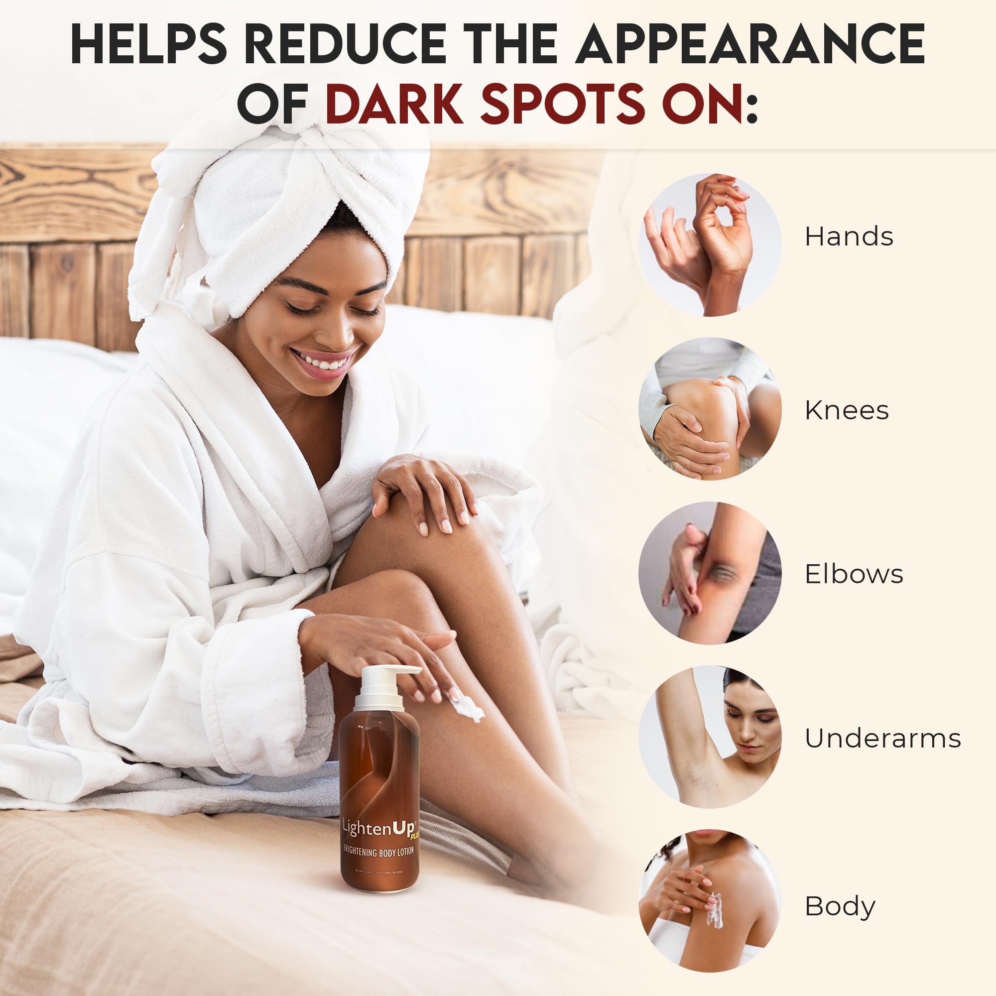 OMIC Lighten-Up with Jamaican castor oil and shea butter ingredients image