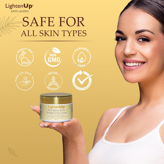 OMIC Lighten-Up creamy texture close-up showing rich moisturizing feel