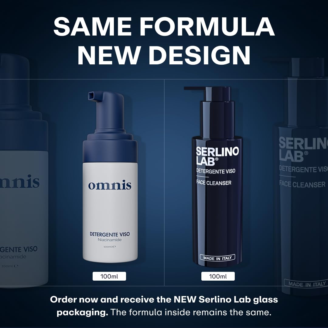 Omnis Uomo pump close-up highlighting convenient dispensing and spill-free use
