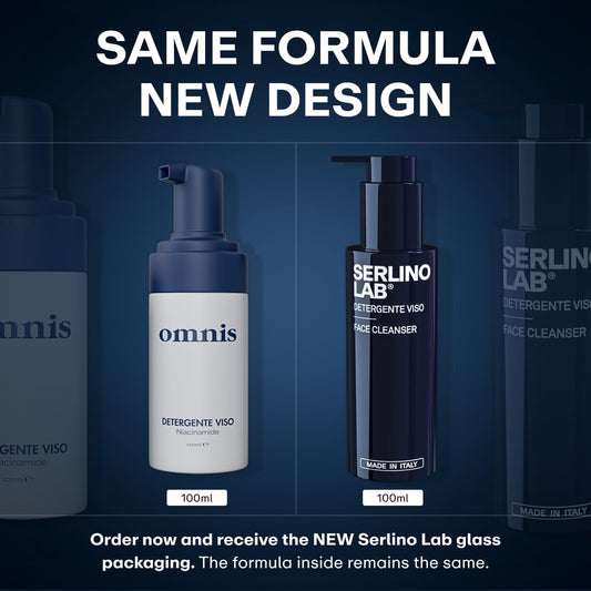 Omnis Uomo pump close-up highlighting convenient dispensing and spill-free use