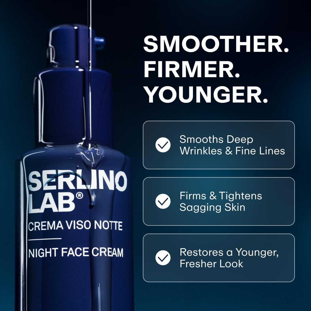 Omnis Uomo SerlinoLab cream being applied to hand illustrating easy absorption and non-greasy finish