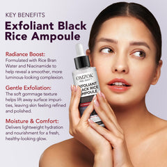 OMZOK ampoule dropper dispensing serum, precise application and control
