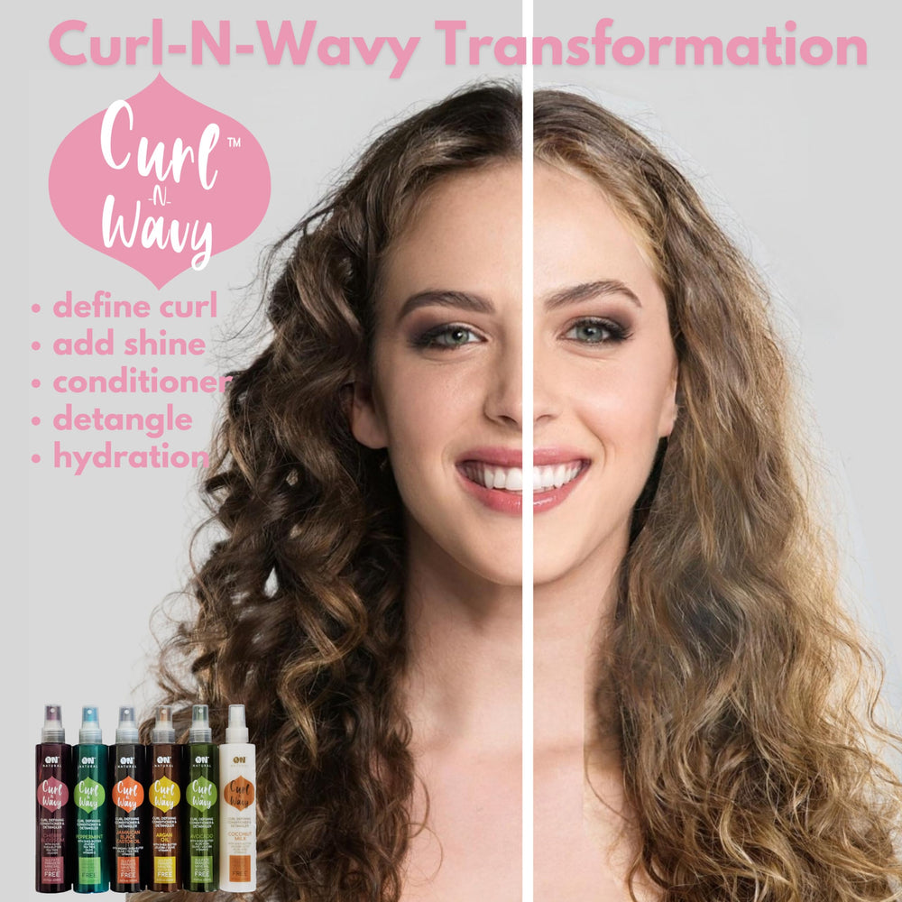 On Natural detangler staged on bathroom shelf for daily routine benefit