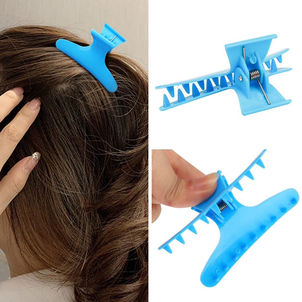 Ondder clip holding hair in place for precise styling and coloring