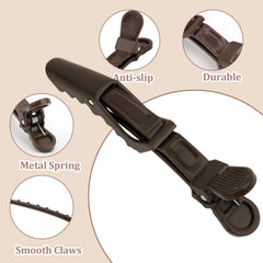 Ondder clip close-up showing toothed jaw for secure hair grip benefit