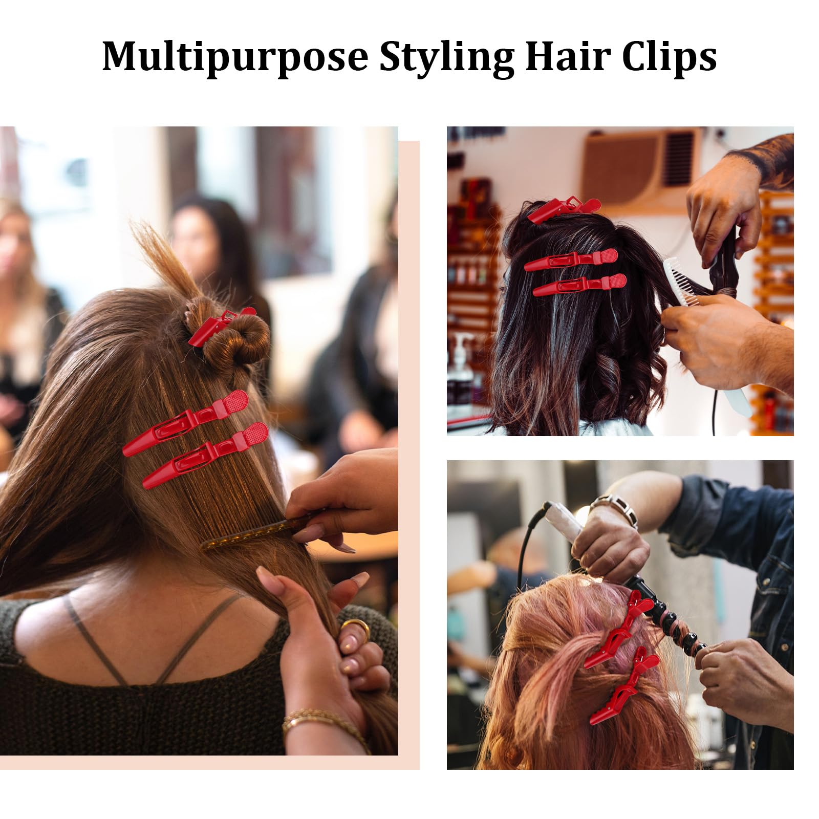 Ondder clips arranged in a salon setup for fast sectioning and workflow