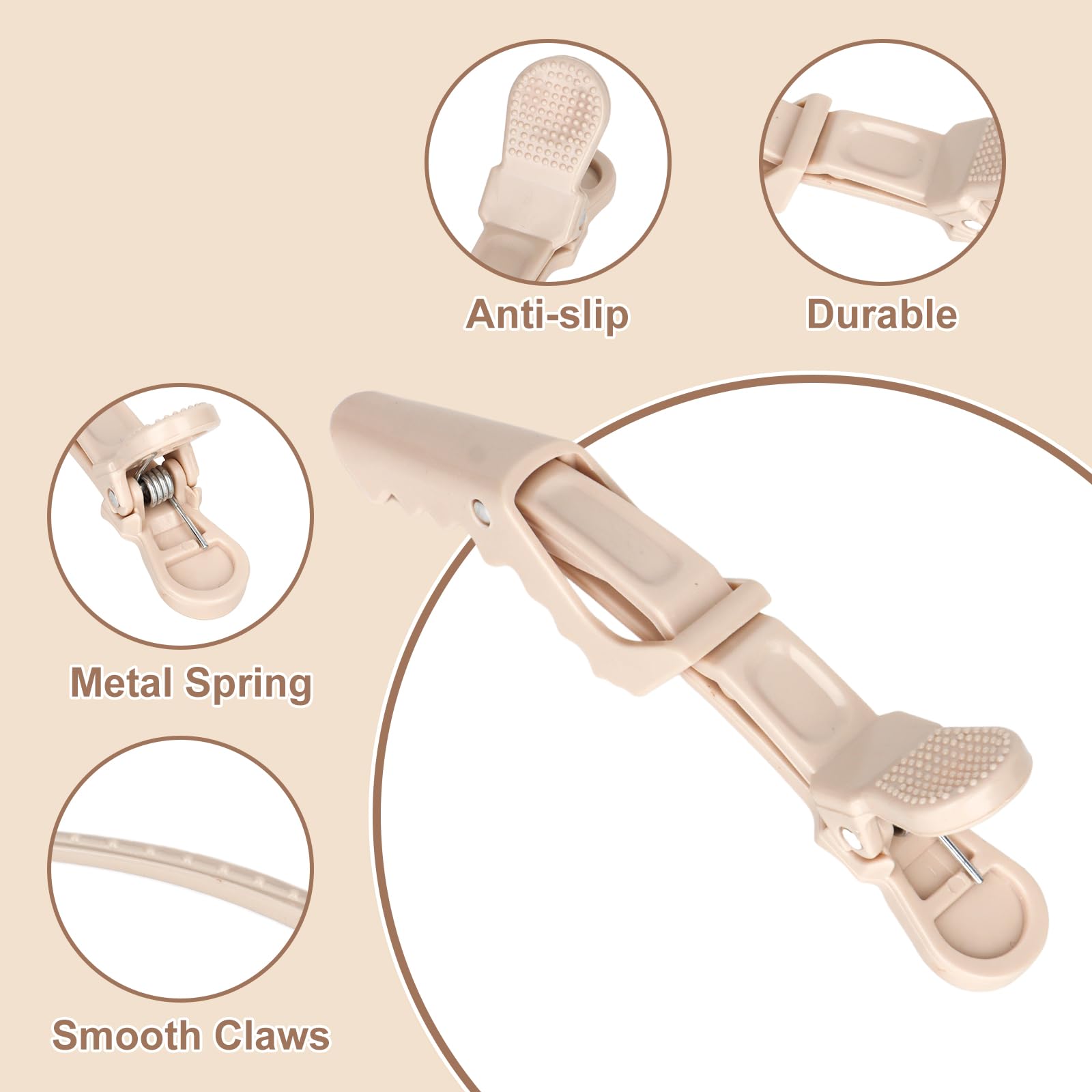 Ondder clips arranged on salon workstation, organized workflow benefit