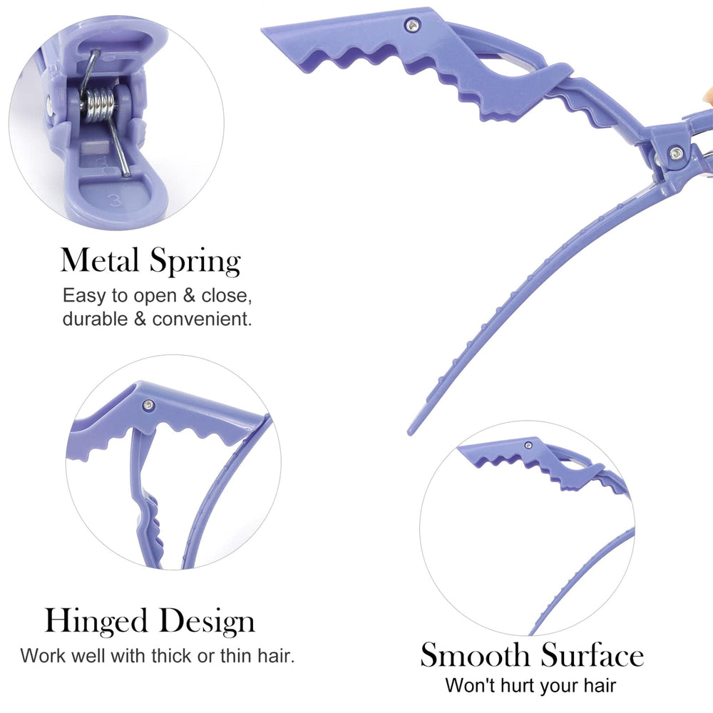 Ondder clips holding hair in salon use for efficient cutting and coloring