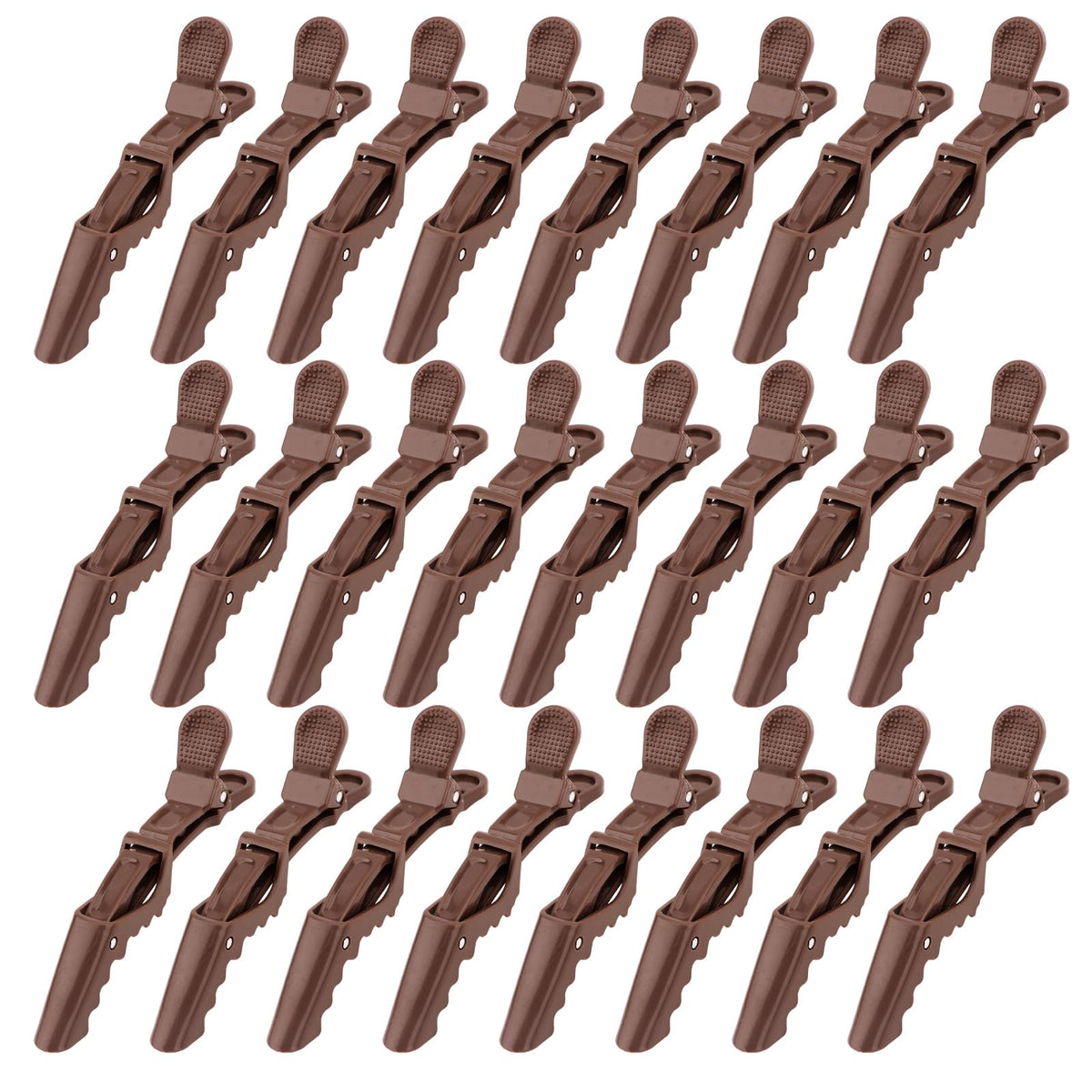 Ondder coffee alligator clips front view showing uniform set and neat storage benefit