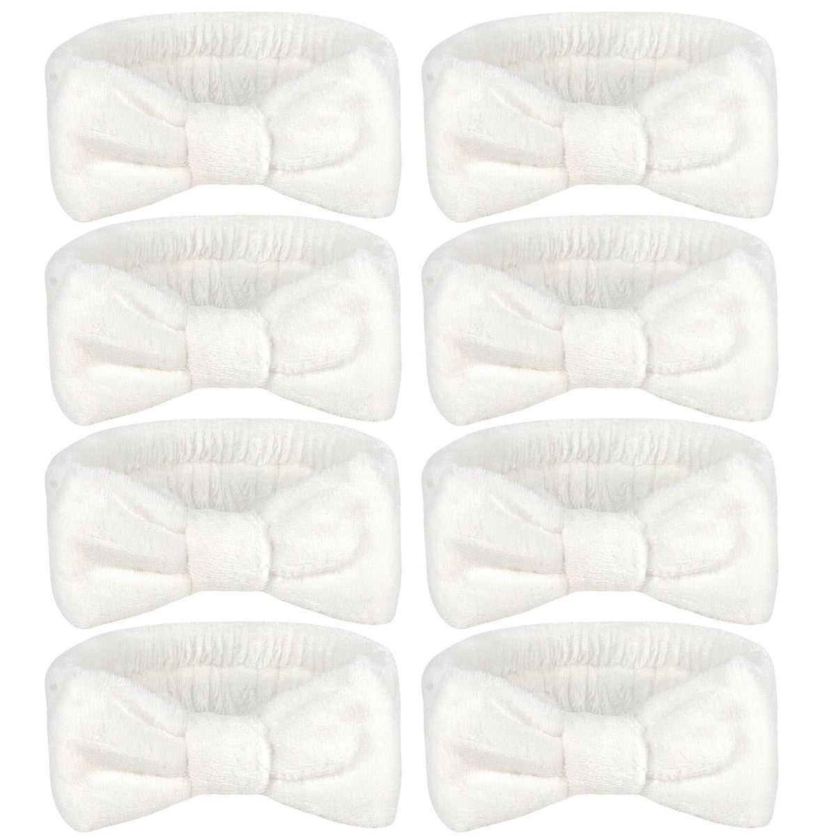 Ondder front pack showing eight white headbands for neat storage and convenience