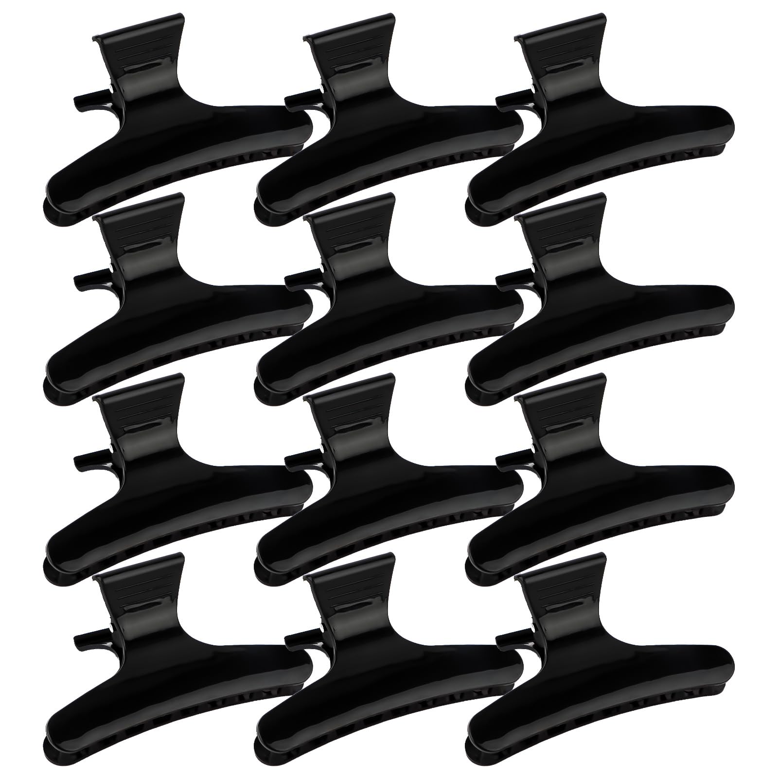Ondder front packaging showing 12 black butterfly clips and professional styling convenience