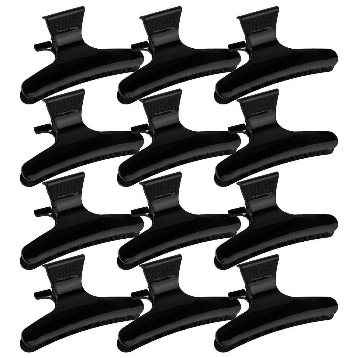 Ondder front packaging showing 12 black butterfly clips and professional styling convenience
