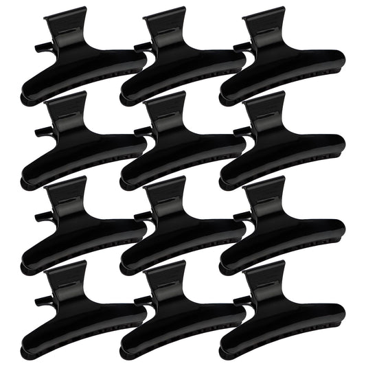 Ondder front packaging showing 12 black butterfly clips and professional styling convenience