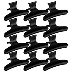 Ondder front packaging showing 12 black butterfly clips and professional styling convenience