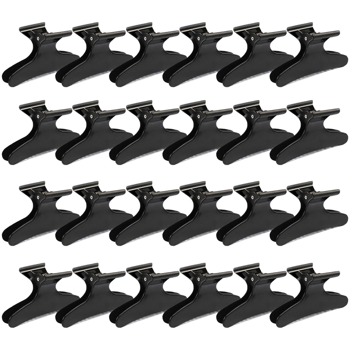 Ondder front pack view showing 24 black clips and easy storage benefit