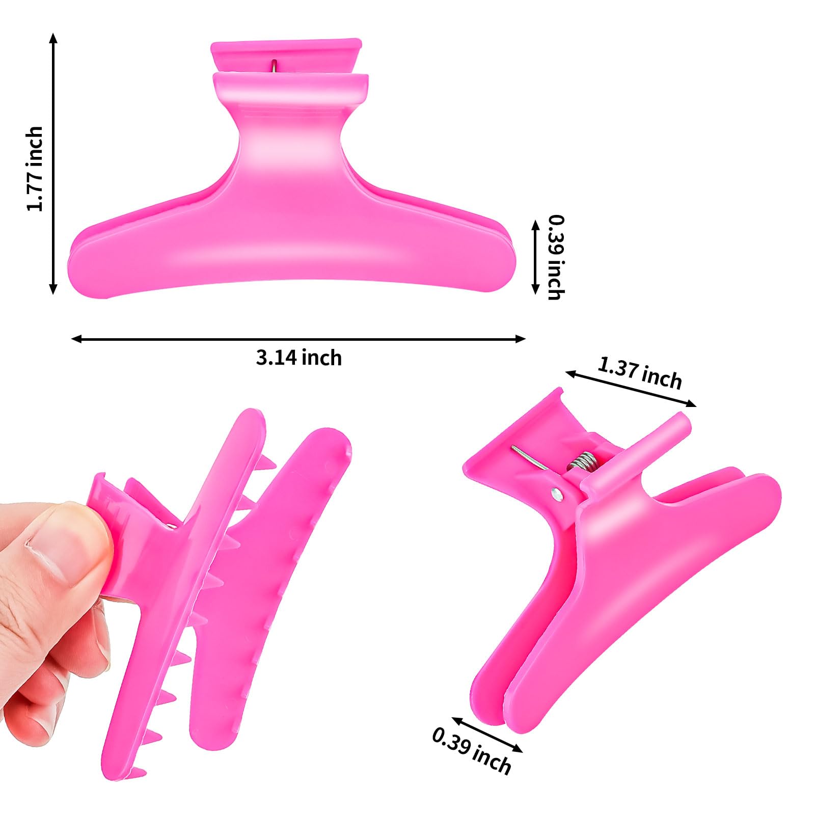 Ondder close-up of clip teeth showing secure hold and gentle grip benefit