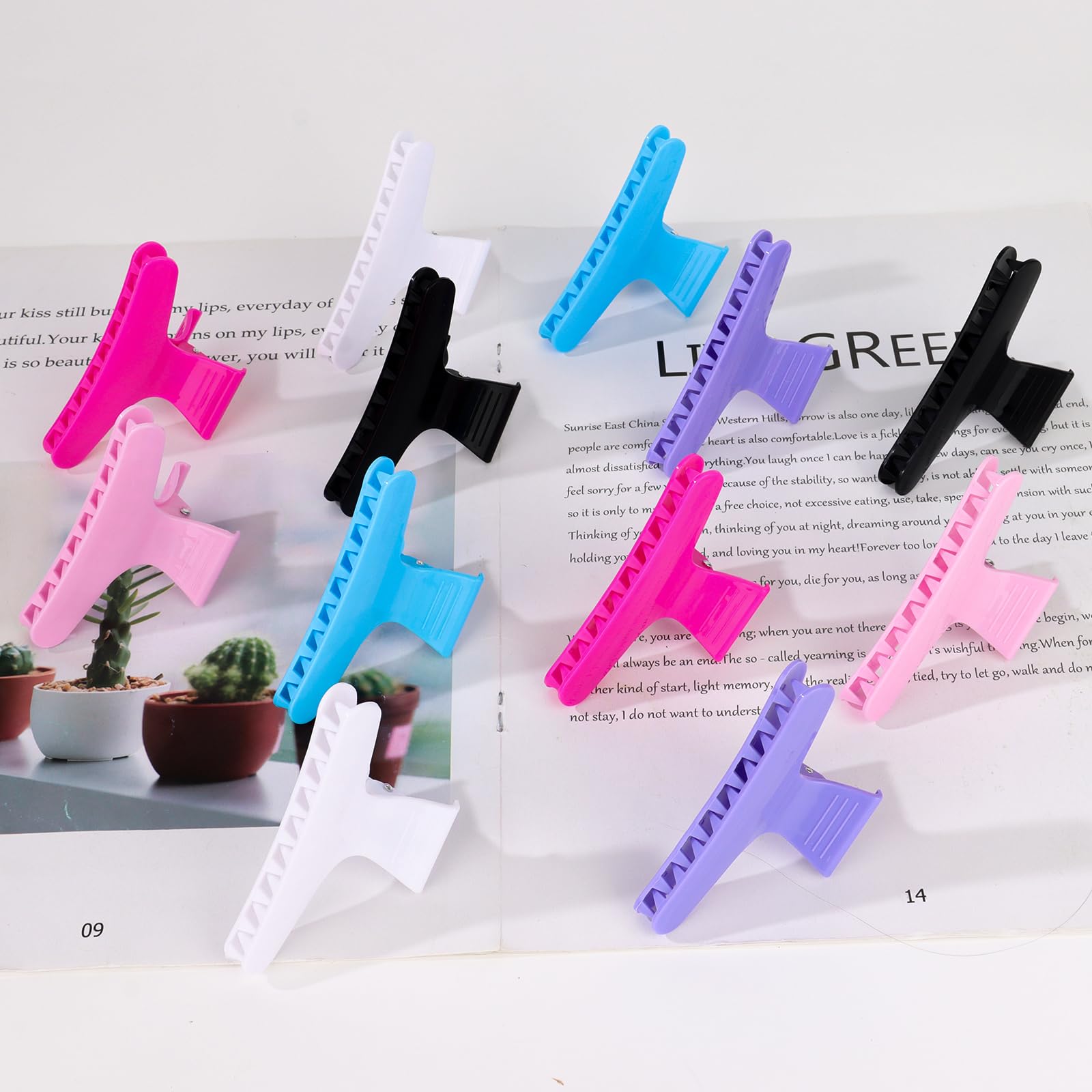 Ondder clips arranged on vanity for styling and beauty routine organization