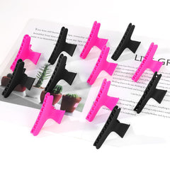 Ondder twelve clips laid out showing full pack for salon convenience