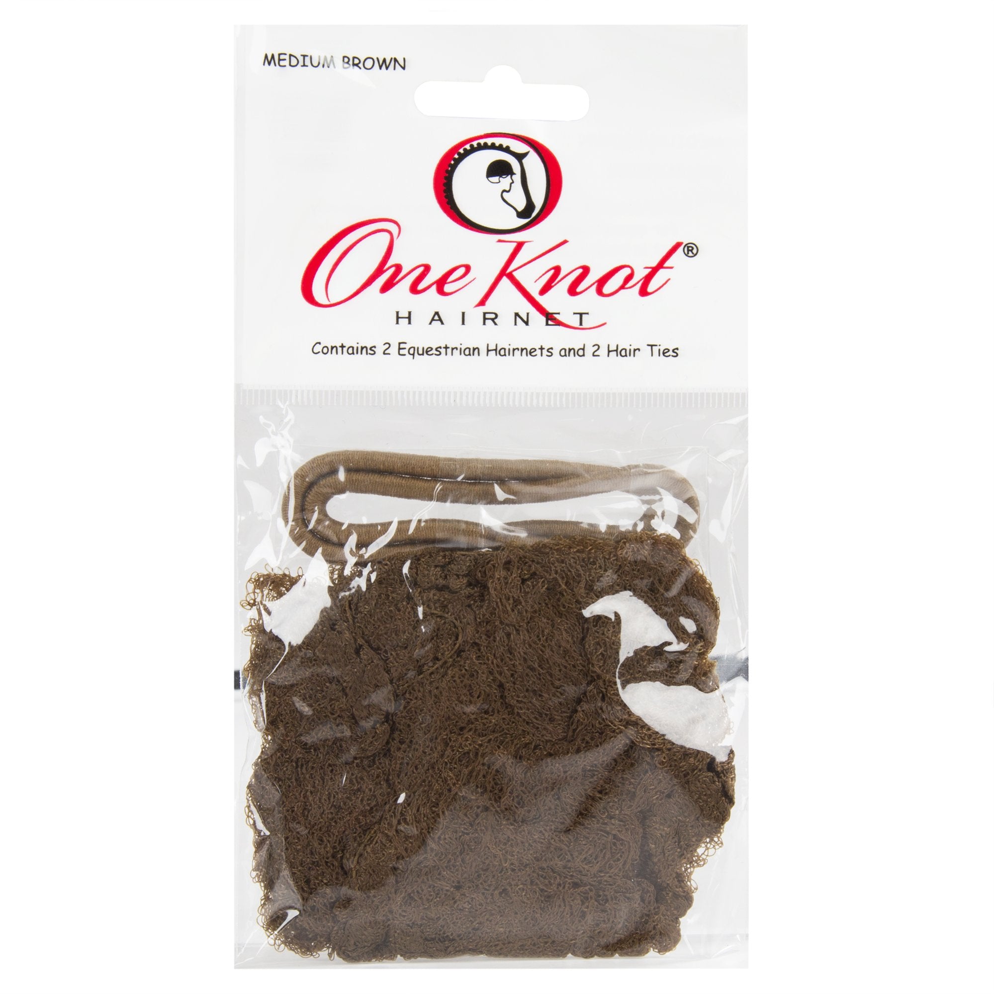 One Knot HAIRNET front packaging showing kit and color, neat storage benefit