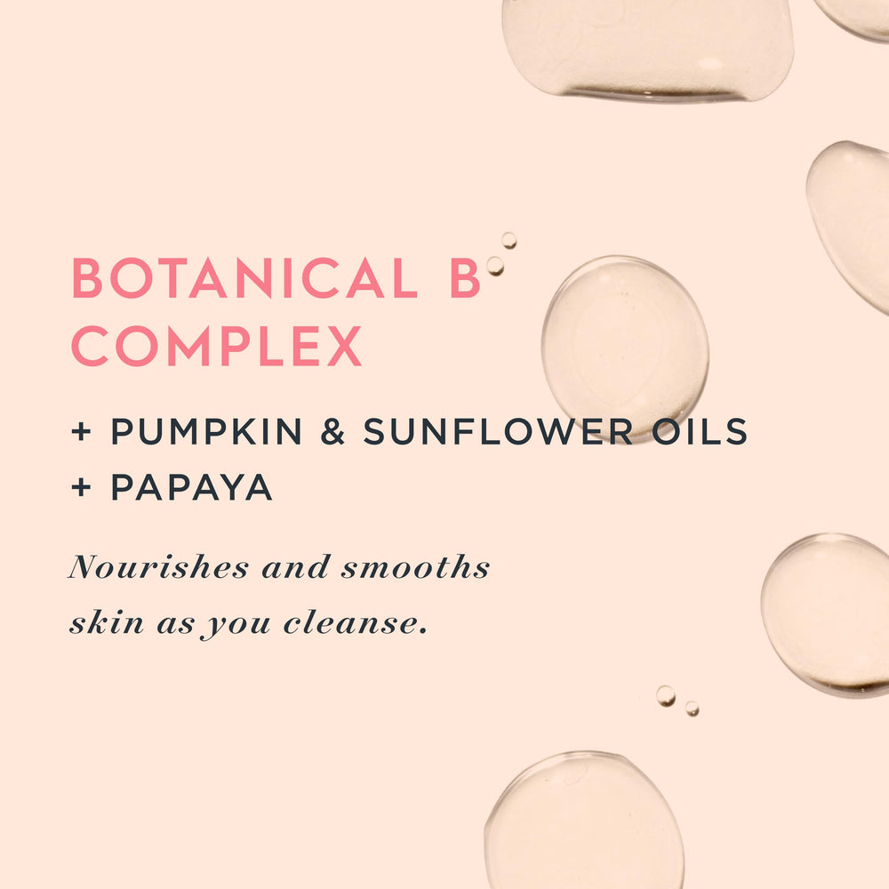 One Love Organics removing foundation from skin demonstrating fast, thorough cleansing benefit