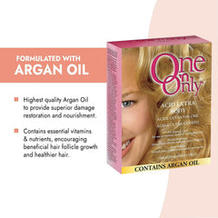 One 'N Only back label with directions and ingredient highlights for safe use