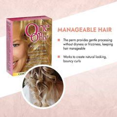 One 'N Only lotion texture on hand showing creamy formula and moisturizing benefit