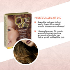 One 'N Only perm lotion texture close-up revealing creamy consistency for even application