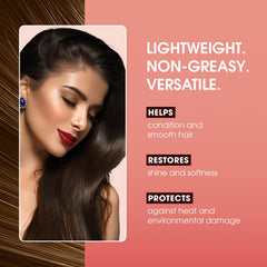 One n Only smoothing a wig and extensions to reduce frizz benefit